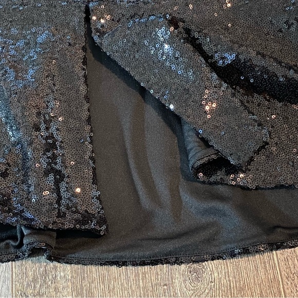 TORRID Black Sequin Mermaid Style Midi Skirt Plus Size 16 - Picture 4 of 11